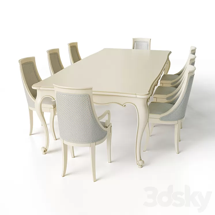 table chair 3D Model