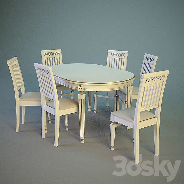 Table & Chair 3DModel Table & Chair 3DModel