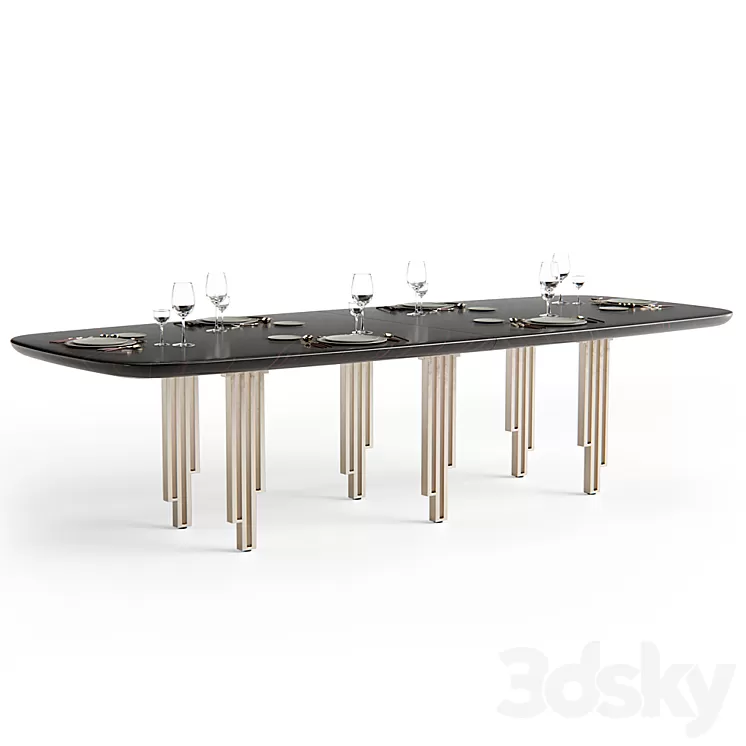 Table Christopher Guy Eiffel 3D Model Table Christopher Guy Eiffel 3D Model