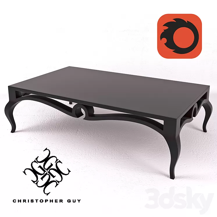 Table Christopher Guy PIAGET 3D Model Table Christopher Guy PIAGET 3D Model