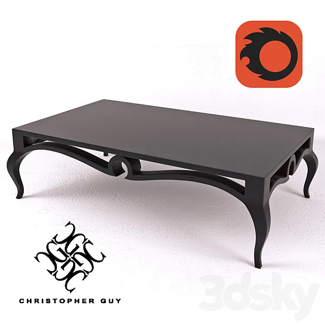 Table Christopher Guy. PIAGET 3DModel Table Christopher Guy. PIAGET 3DModel