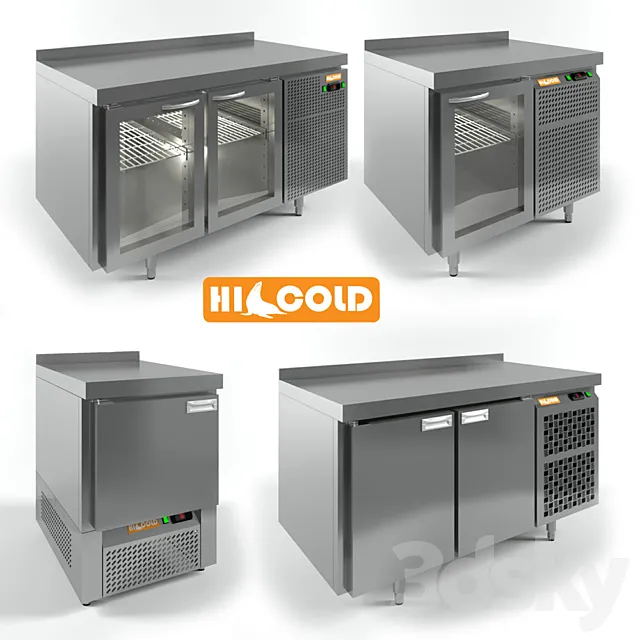 Table cooled by HICOLD GN 11 TN_HICOLD GNG 11 HT_HICOLD GNG 1 HT_HICOLD GNE 1 TN 3DModel