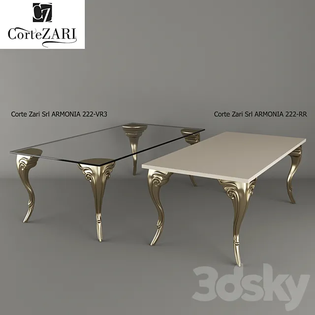 Table Corte Zari Srl ARMONIA 3D Model