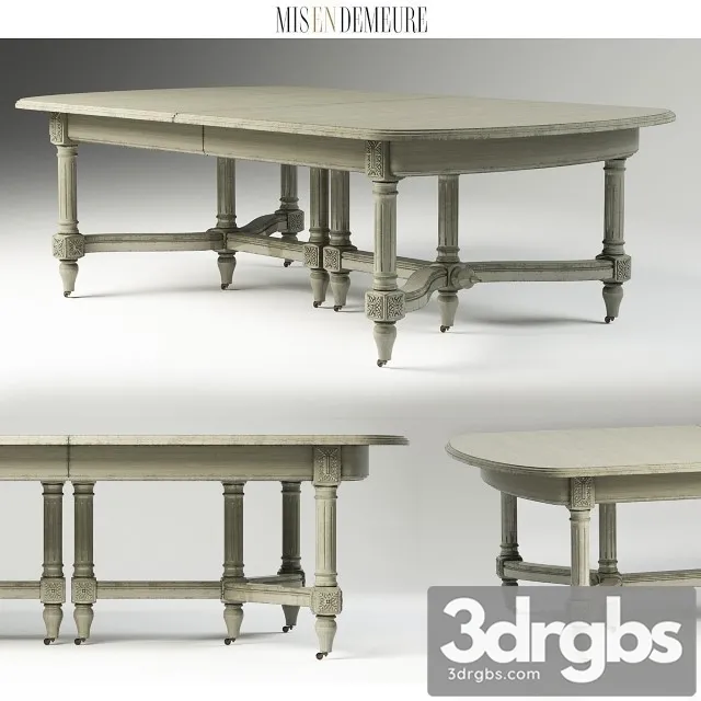 Table De Salle A Manger Figeac 3D Model Download