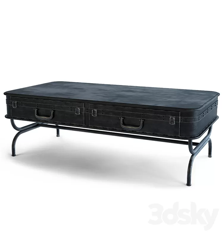 Table Dialma Brown 3D Model Table Dialma Brown 3D Model