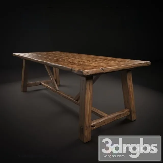 Table Dining Privilege 3D Model Download