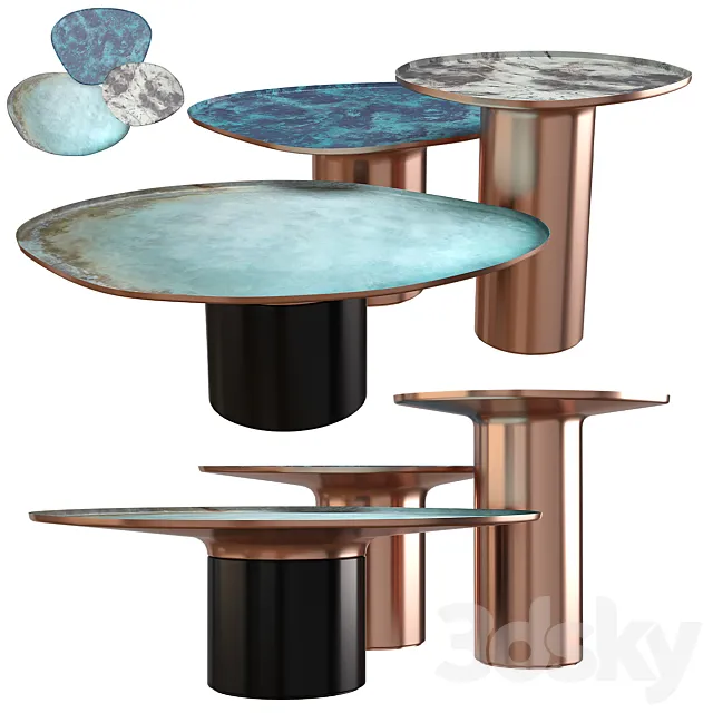 Table DROPS By DE CASTELLI 3DModel