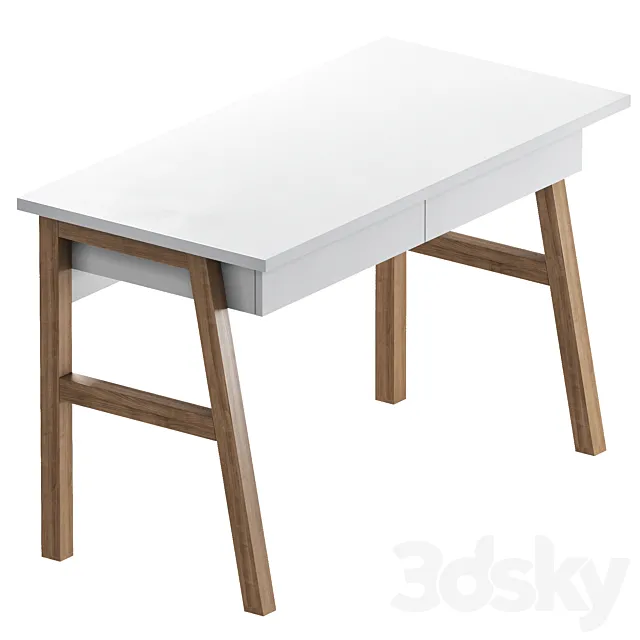 table Ellipse 3D Model
