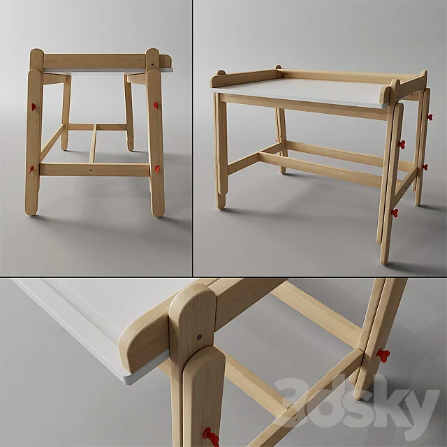 Table Flisat IKEA 3D Model