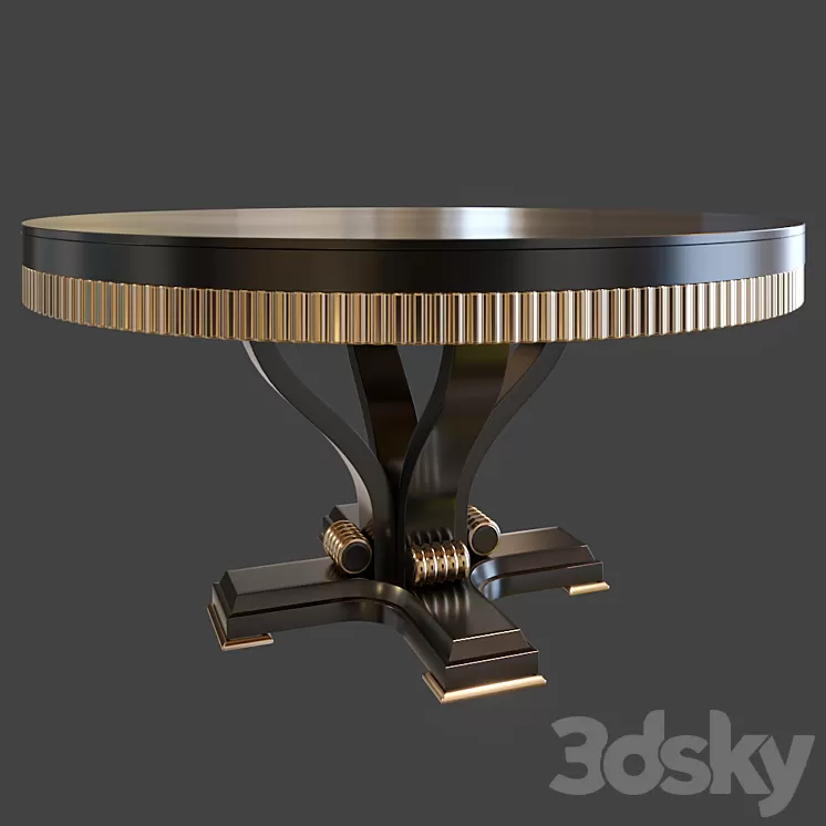 Table Florence Collection round 3D Model Table Florence Collection round 3D Model
