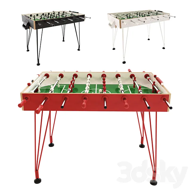 Table football Apollo20 from FAS Pendezza 3D Model