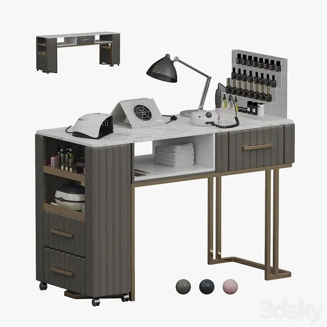 Table for manicure 3D Model