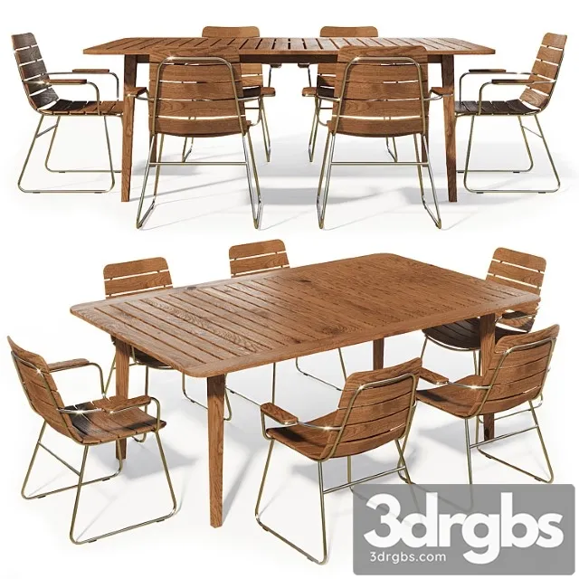 Table Furniture Set 1 3D Model Download