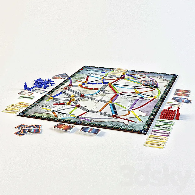 table game 3D Model table game 3D Model