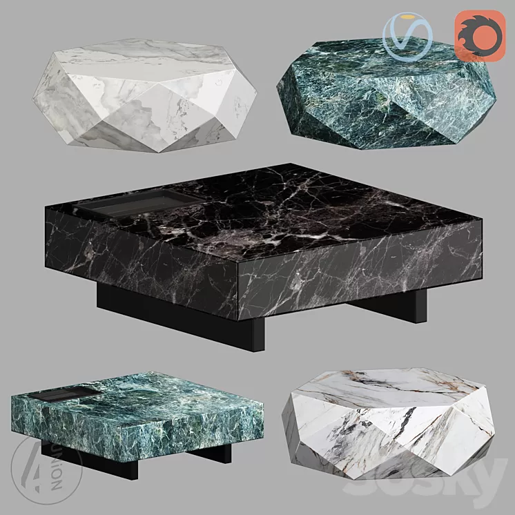 Table GEOMETRIC TBC-0085_Urban TBC-0086 4Union.ru 3D Model