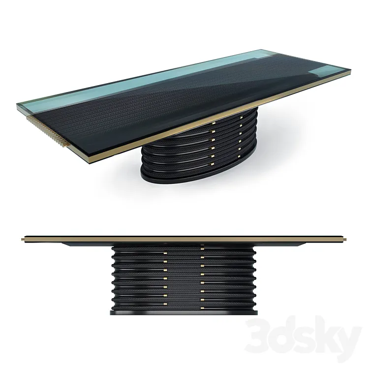 Table Gianfranco Ferre Home Brick Lane 3D Model Free Download