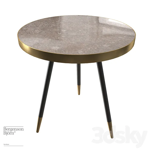Table Hedda Ø55 cm Bergenson Bjorn 3D Model