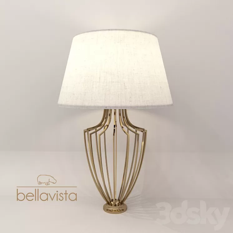 Table lamp Amelie Bellavista 2014 L-06-A 3D Model Table lamp Amelie Bellavista 2014 L-06-A 3D Model