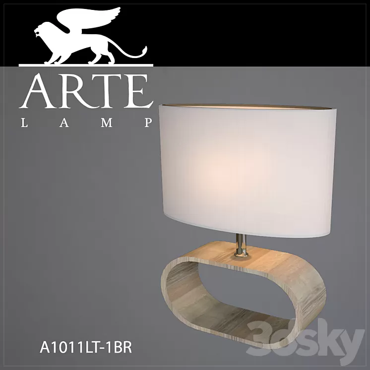 Table lamp Arte Lamp A1011LT-1BR 3D Model