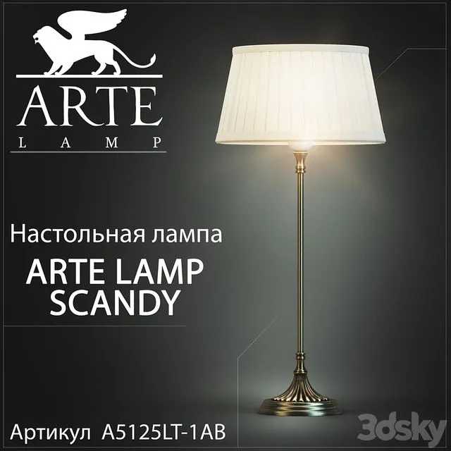 Table lamp Arte lamp scandy A5125LT-1AB 3D Model Table lamp Arte lamp scandy A5125LT-1AB 3D Model