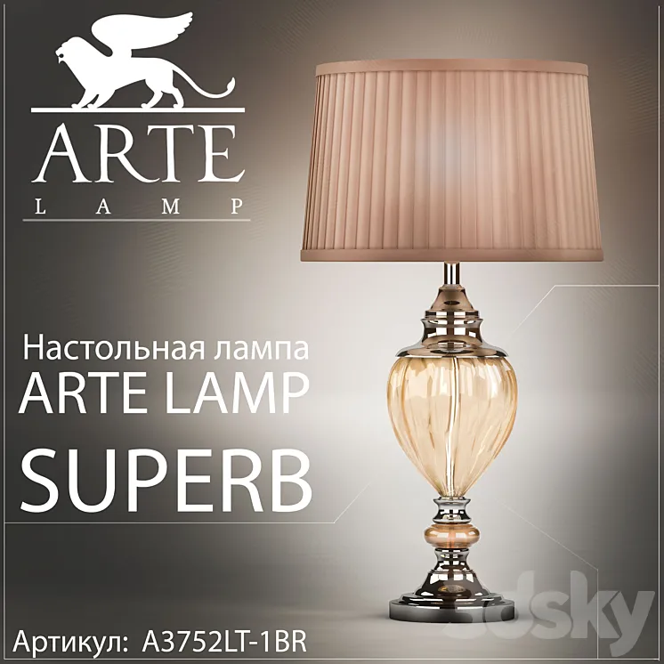 Table lamp Arte Lamp Superb 3D Model Free Download Table lamp Arte Lamp Superb 3D Model Free Download