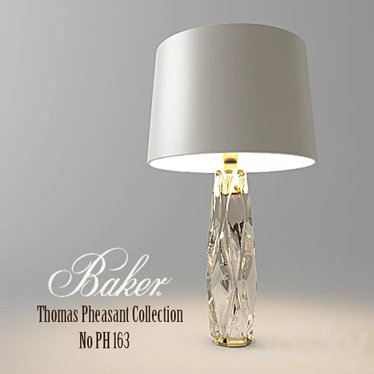 Table lamp Baker PH163 3D Model Table lamp Baker PH163 3D Model