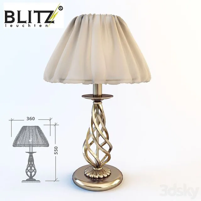 Table lamp Blitz 3D Model