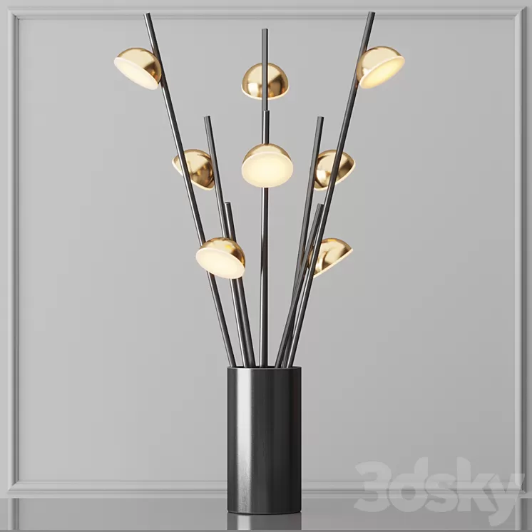 Table Lamp Bloom vertical 3D Model Table Lamp Bloom vertical 3D Model