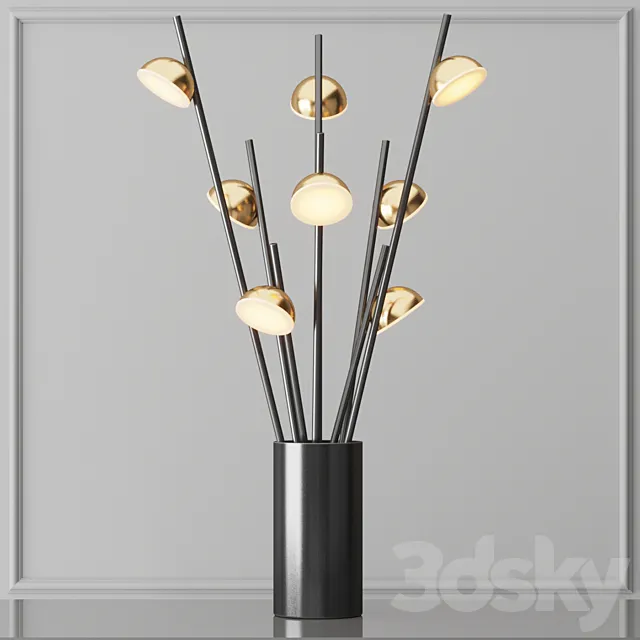 Table Lamp Bloom vertical 3DModel Table Lamp Bloom vertical 3DModel