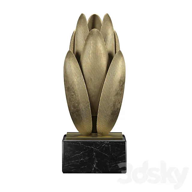 TABLE LAMP BLOSSOM Eichholtz 3D Model TABLE LAMP BLOSSOM Eichholtz 3D Model