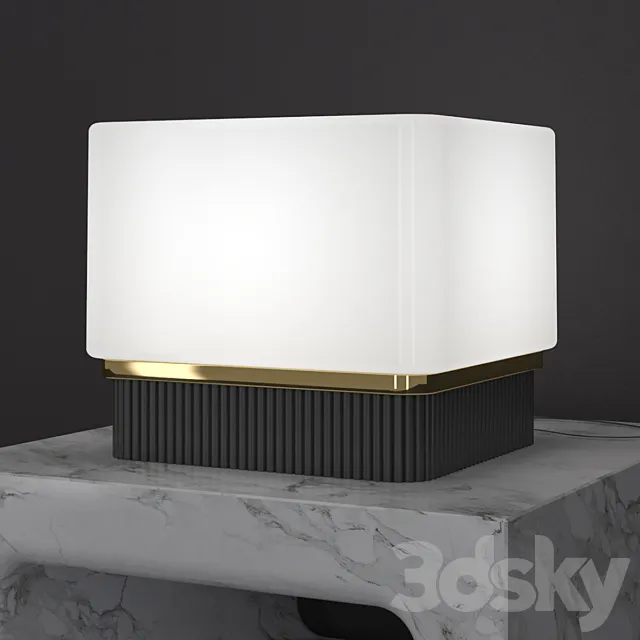 Table lamp Chica Boum numero111 (V-Ray) 3D Model