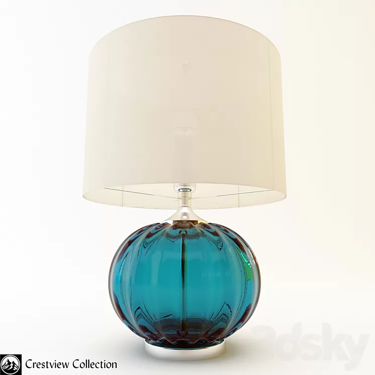 Table lamp Crestview Collection 3D Model Table lamp Crestview Collection 3D Model