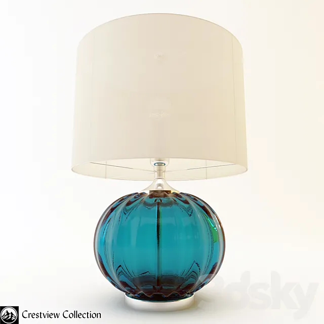 Table lamp Crestview Collection 3DModel
