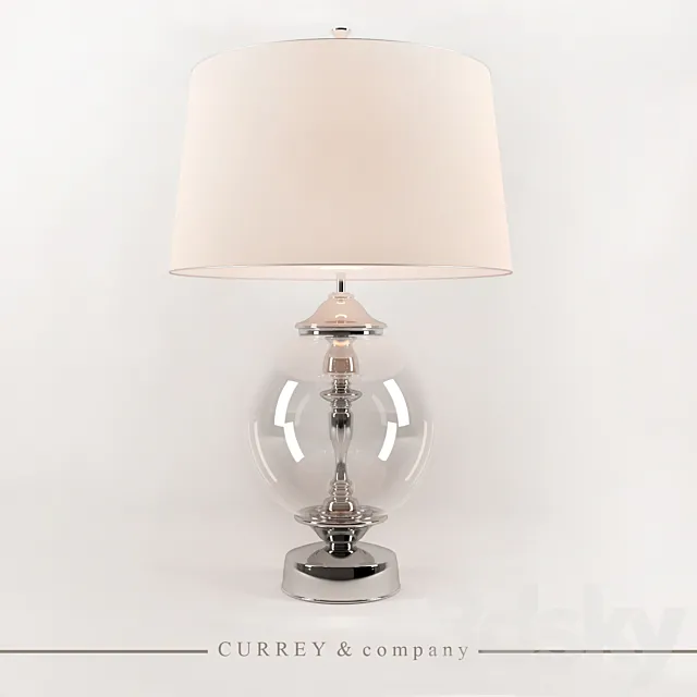 Table lamp “Currey & company” Viewpoint table lamp 3DModel