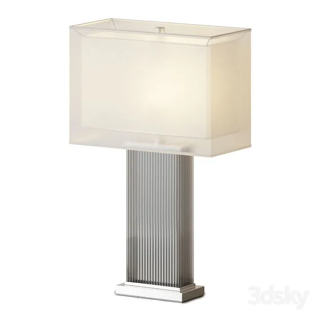 Table lamp Dantone Home Charleston 2 3D Model Table lamp Dantone Home Charleston 2 3D Model