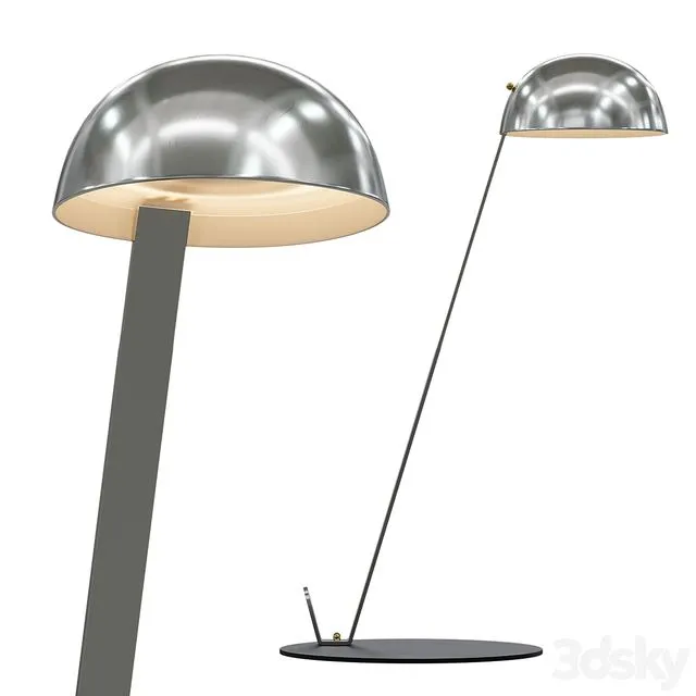 Table lamp davide groppi post prandium 3D Model