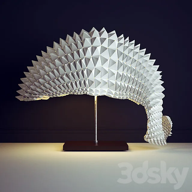 Table lamp Dragon’s tail 3D Model Table lamp Dragon’s tail 3D Model