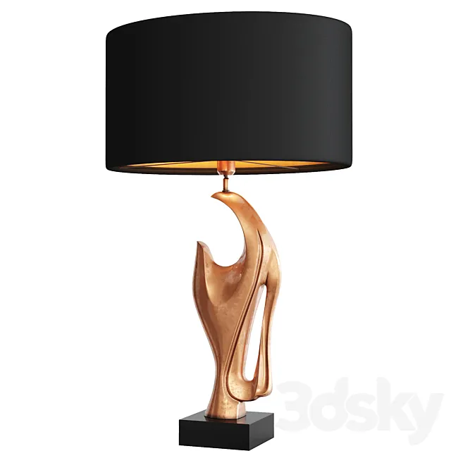 Table lamp Eichholtz 117523 Brunetti 3D Model Table lamp Eichholtz 117523 Brunetti 3D Model