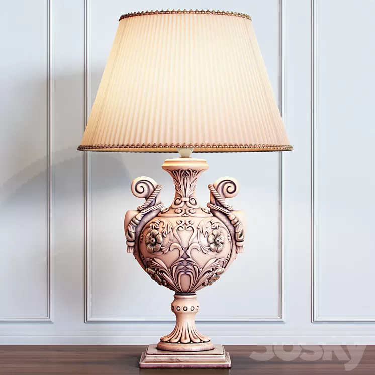 TABLE LAMP FRANCESCO PASI 2130 LCR / FA 3D Model TABLE LAMP FRANCESCO PASI 2130 LCR / FA 3D Model
