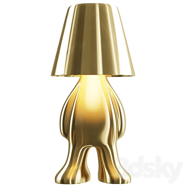 Table lamp GOLDEN BROTHERS By Qeeboo 3DModel