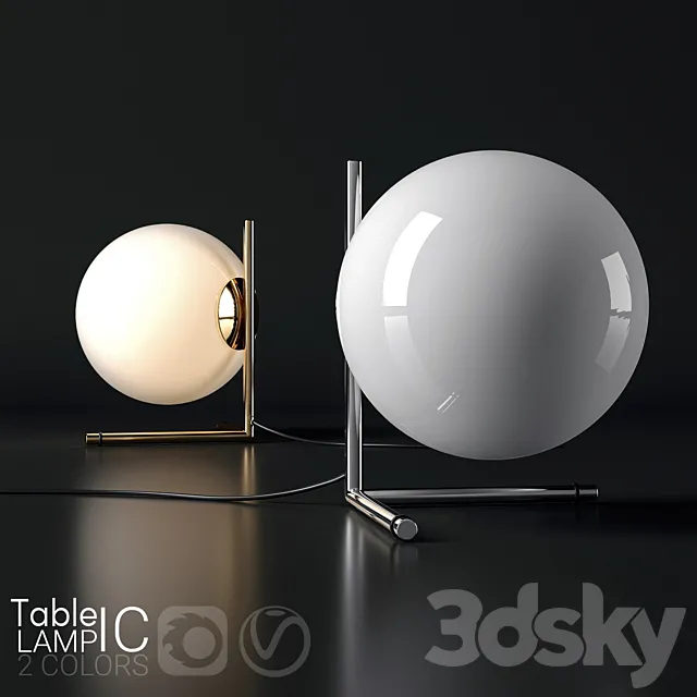 Table lamp  IC 2 3DModel