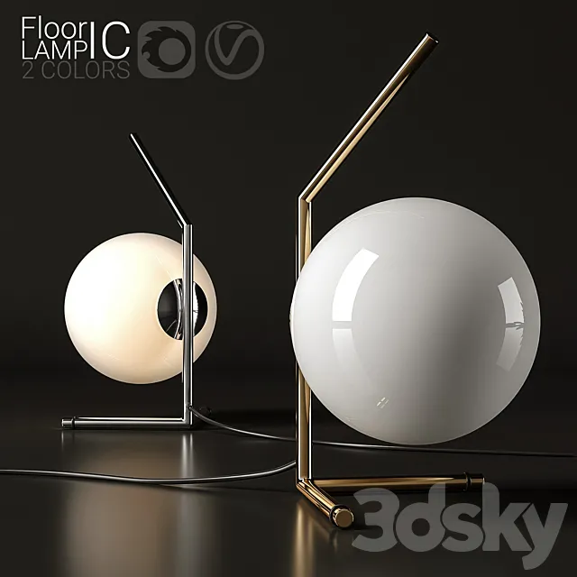Table lamp IC 3DModel Table lamp IC 3DModel