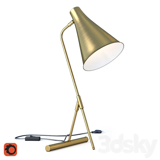 Table lamp La Redoute Jameson 3D Model Table lamp La Redoute Jameson 3D Model