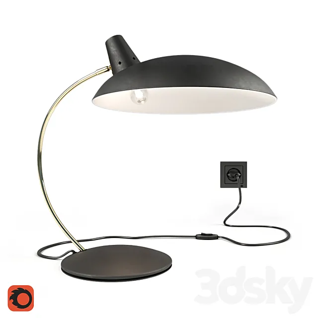 Table lamp La Redoute Rosella 3D Model Table lamp La Redoute Rosella 3D Model