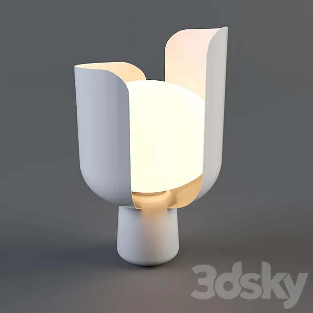 Table lamp. Lampe de table Blom H 24 cm – Fontana Arte 3DModel Table lamp. Lampe de table Blom H 24 cm – Fontana Arte 3DModel