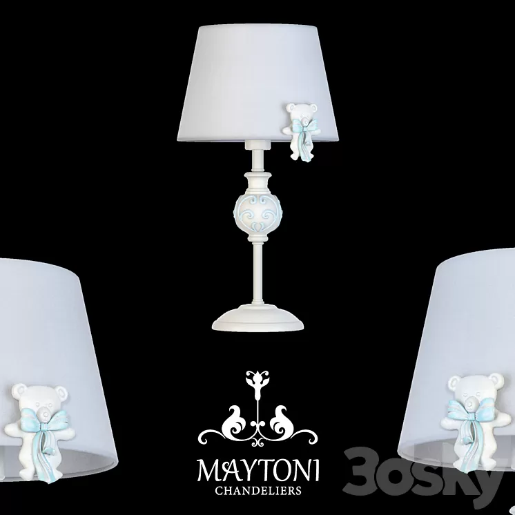 Table lamp Maytoni ARM033-11-BL 3D Model Table lamp Maytoni ARM033-11-BL 3D Model