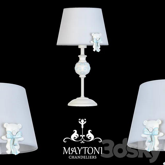 Table lamp Maytoni ARM033-11-BL 3DModel Table lamp Maytoni ARM033-11-BL 3DModel