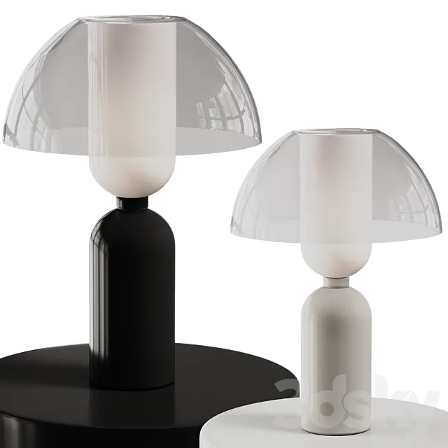 Table lamp Memory MOD177TL-01B & MOD177TL-01W 3D Model Table lamp Memory MOD177TL-01B & MOD177TL-01W 3D Model