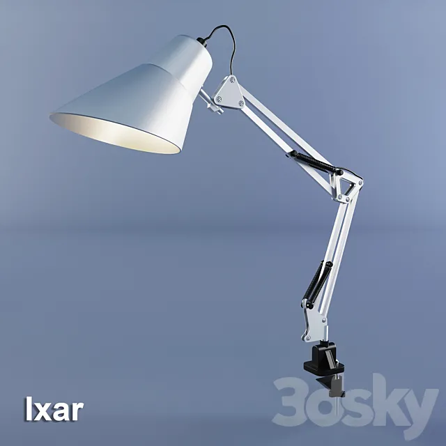 Table lamp office Ixar 3DModel Table lamp office Ixar 3DModel