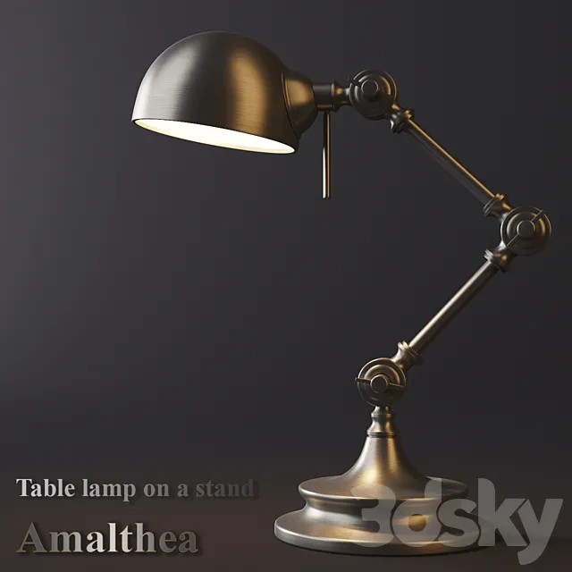 Table lamp on a stand – Amalthea 3DModel